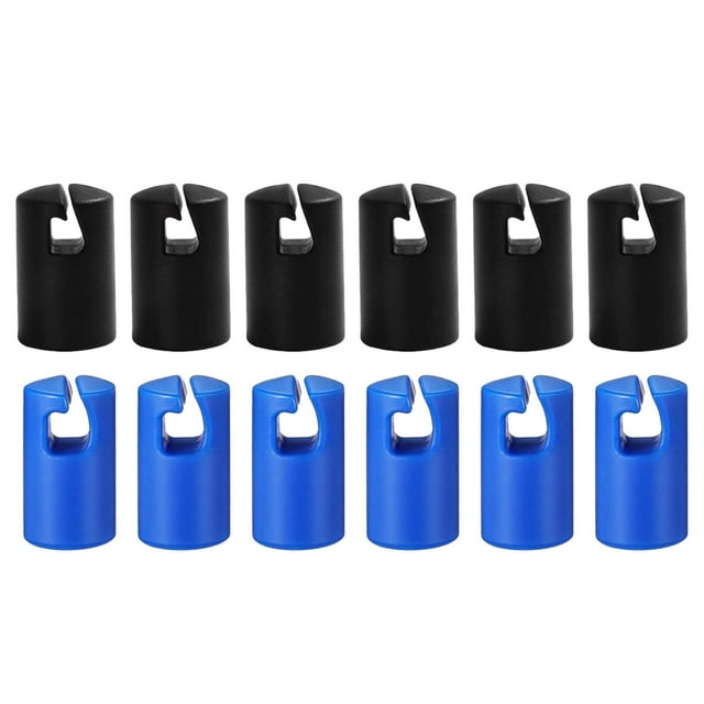 QualitChoice Trampoline Enclosure Pole Covers Trampoline Accessories Caps Pole 6pcs Trampoline 12 pcs