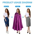 thumbnail image 3 of Unique Bargains Portable Dressing Room, 1.3Meters Length Instant Changing Tent for Beach, Dark Purple, 3 of 6