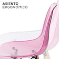 thumbnail image 4 of Sillas Modernas Transparenres Con Acrílico 4 Piezas, 4 of 6