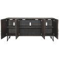 thumbnail image 3 of Signature Design by Ashley Chasinfield 73" TV Stand in Dark Brown, 3 of 11