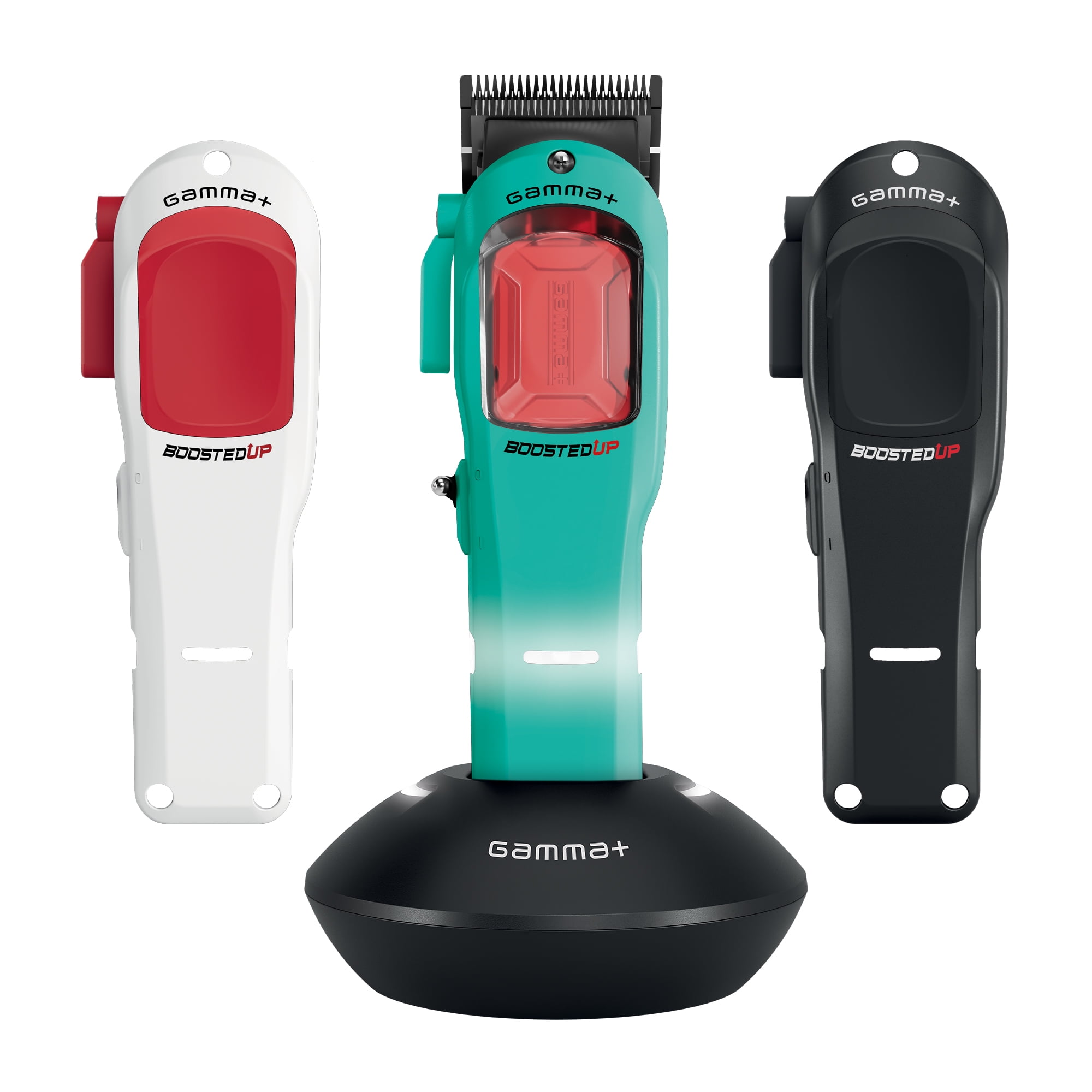 Gamma+ Boosted バリカン 3色カバー付 GAMMA+ BOOSTED Professional Hair Clipper with Super Torque Motor