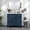 Blue, variant on 35.6" Modern Bathroom Vanity Sink, Freestanding Bathroom Vanity Cabinet Set, Vanity Cabinet with Drawers & Metal Handles, Blue