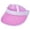 Pink, variant on Women Solid Color Transparent Visor Hat Wide Brim Hollow Top Pvc Plastic Cap Lightweight Waterproof Summer Visor Purple One Size