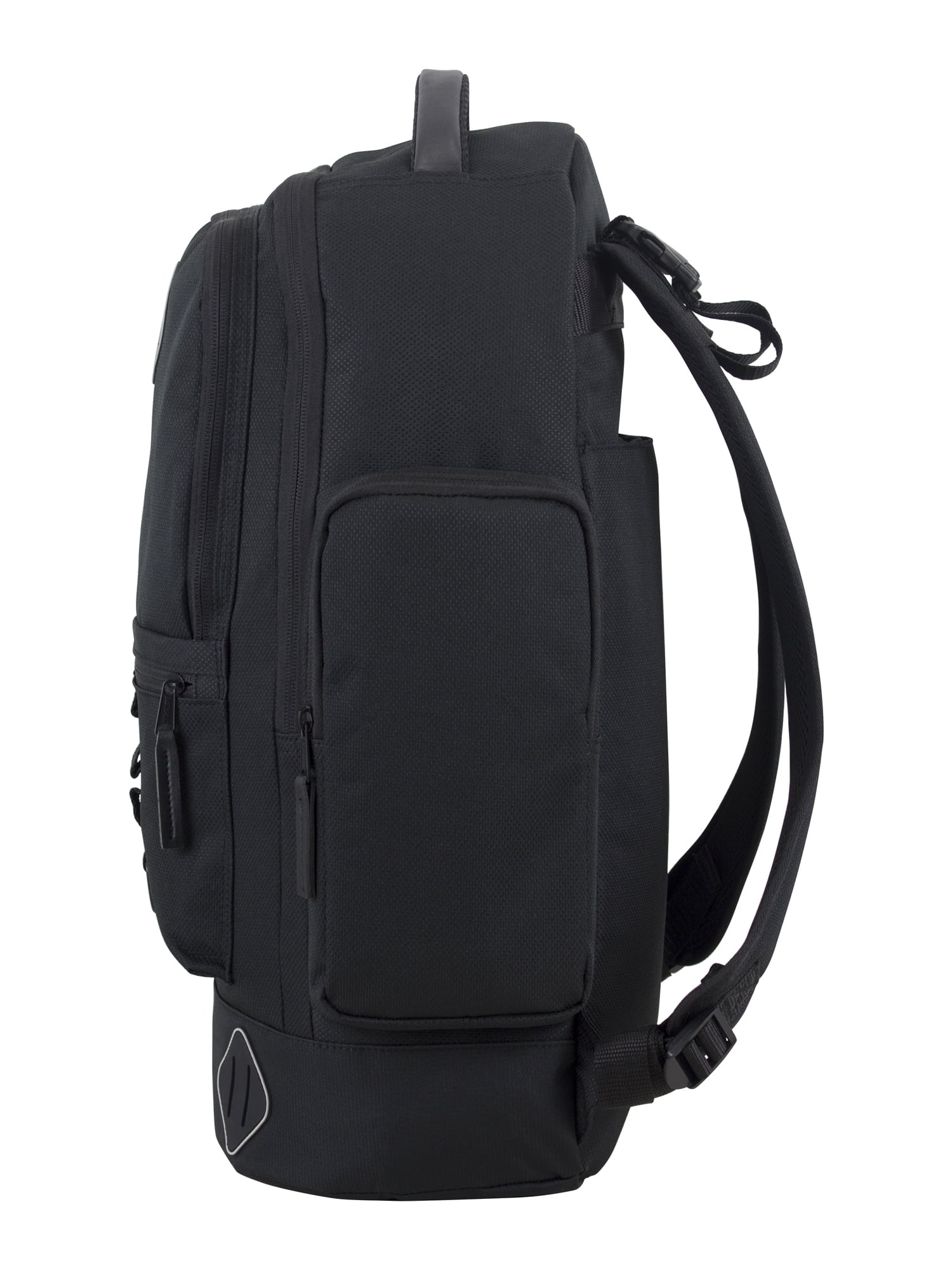 Eastsport Lenox Large Stylish Backpack Diaper Bag with Changing Pad, Black