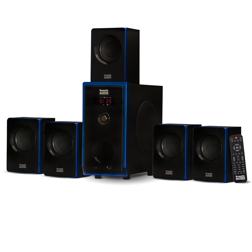 Acoustic Audio by Goldwood AA5102 Bluetooth Powered 5.1 Speaker System