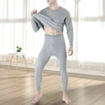 thumbnail image 3 of Men's Thermal Underwear Ultra Soft Long Johns Set with Fleece Winter, 3 of 8