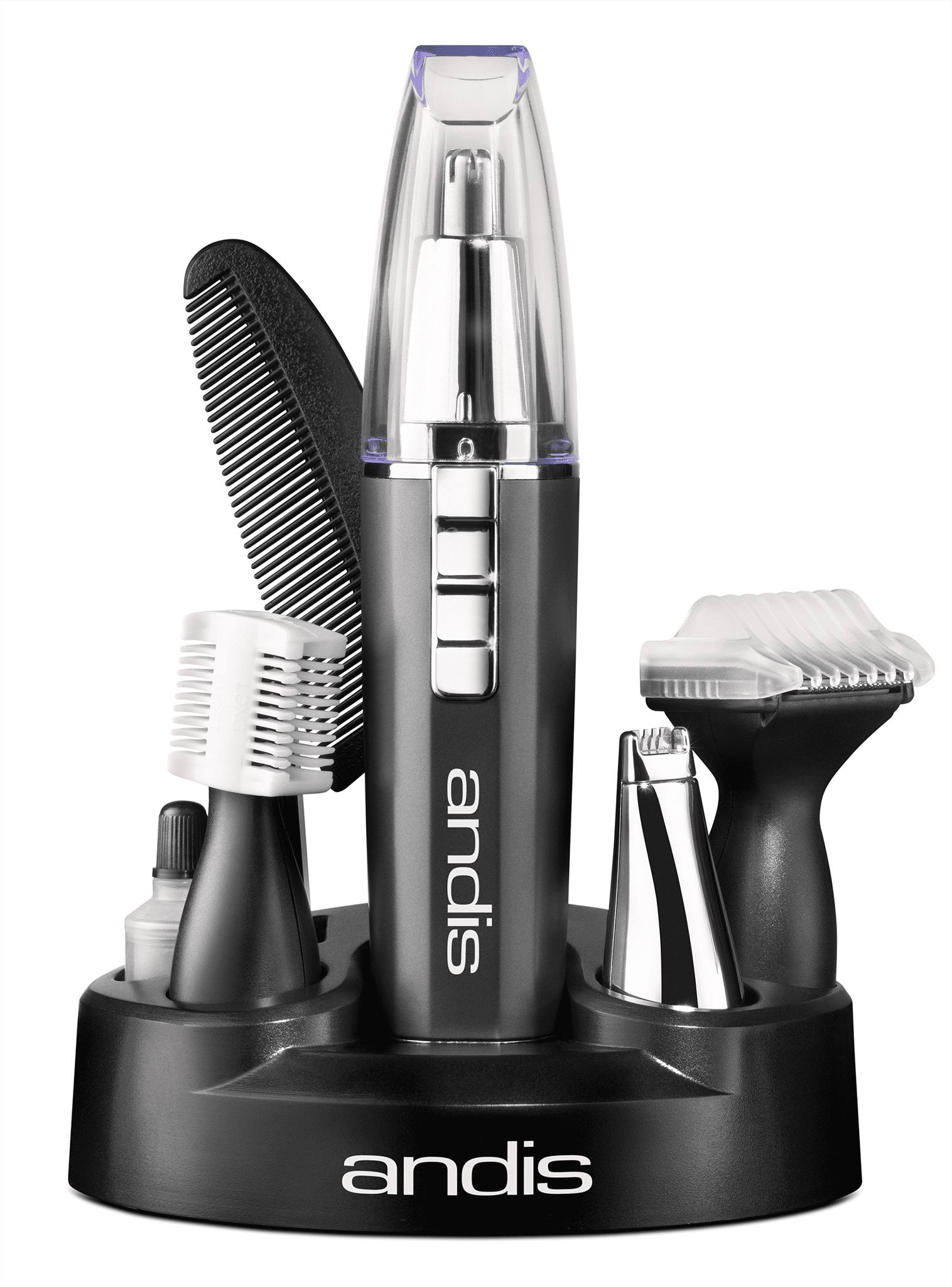 Andis FastTrim 2 4-in-1 Battery Trimmer Kit, 9 Pieces