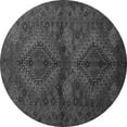 thumbnail image 1 of Ahgly Company Indoor Round Persian Gray Traditional Area Rugs, 5' Round, 1 of 1