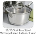 thumbnail image 3 of Tramontina 80154/567DS Tri-Ply Base Stainless Steel Cookware Set, Induction Clear, 9-Piece, 3 of 8