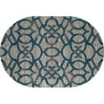 thumbnail image 3 of Art Carpet 841864109283 5 ft. Bastille Collection Trellis Woven Round Area Rug, Light Gray, 3 of 7