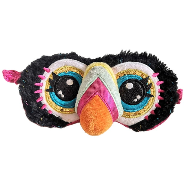 BRIGHTFUFU Máscara de ojos linda mascarilla de sueño nocturna máscara de ojo de dormir Masilla de ojos de niños