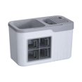 thumbnail image 2 of Organizador de especias para armario de cocina y conservas. gris blanco 4 rejillas, 2 of 9
