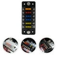 thumbnail image 3 of Car Plastic Fuse Box 6 Ways Flame Retardant Fuse Holder with Double Fuses, 3 of 9