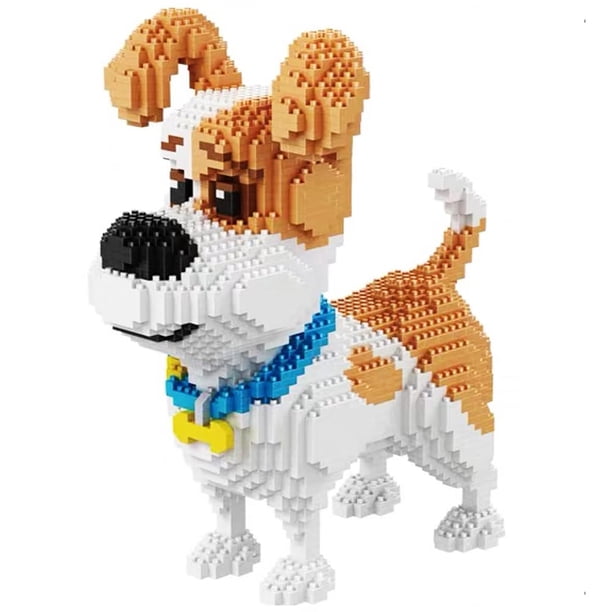 Iseesee Mini bloques de construcción para perros, ladrillos de juguete para construcción de mascotas, micro mini bloques, rompecabezas 3D, juego de bloques de construcción, juguetes, regalos para niño