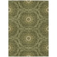 thumbnail image 2 of Addison Rugs Chantille Indoor/Outdoor Transitional Circles Olive Washable Rectangle Rug, 8' x 10', 2 of 6