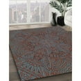 thumbnail image 3 of Ahgly Company Machine Washable Indoor Square Transitional SlateGray or SlateGrey Gray Area Rugs, 4' Square, 3 of 7