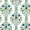 Cobalt & Spring Green, variant on NextWall Floral Ogee Peel and Stick Wallpaper 20.5 in. W x 18 ft. L - Steel & Rustic Taupe