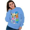 thumbnail image 3 of XOMG POP Cute Kinley Vibes Cartoon Women Plus Size Sweatshirt Brisco Brands 2X, 3 of 5