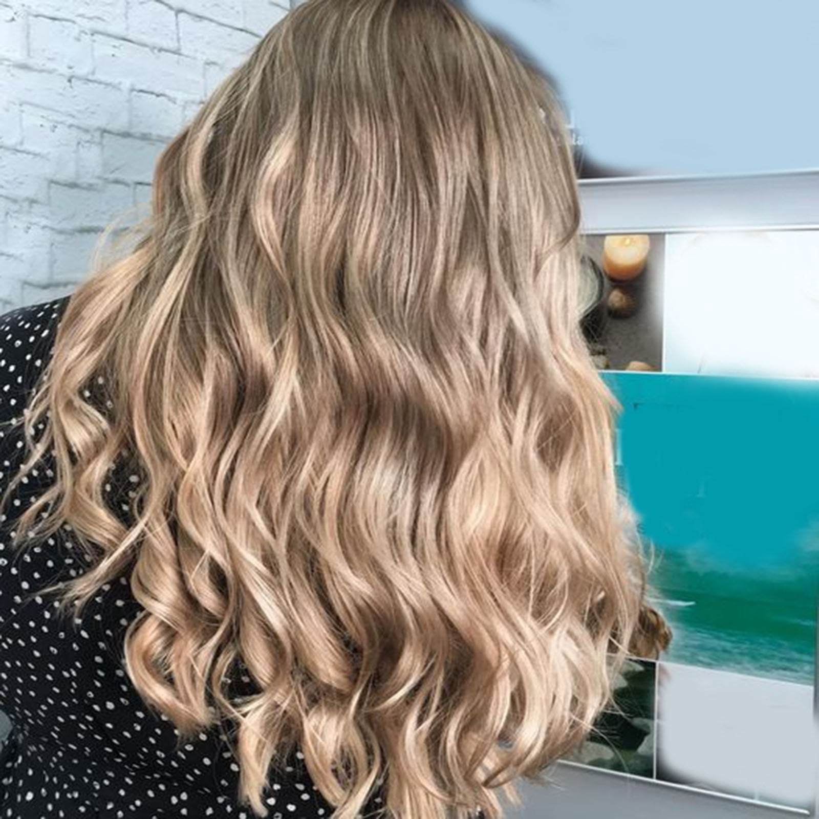 Caeoweyjj Lace Front Real Hair Wigs for Women Human Curly Hair Wigs for Women Long Hair Wigs for Women 28 Dark Hair Wig Light Synthetic Lace Front Wig Long Blonde Wavy Wig For Women Middle Part Curly