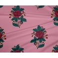 thumbnail image 4 of oneOone Tissu Polyester Lycra Imprimé Feuilles & Floral pour Couture BTY 56 Pouces de Large, 4 of 4