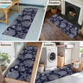 thumbnail image 5 of Runner Rug 2 x 6 Ft, Navy Blue Coastal Washable Non-Slip Floor Mat for Kitchen Hallway/Entryway, Starfish Coral Summer Beach Ocean Long Kitchen Runner Area Rugs for Living Room, Low-Profile, 5 of 8