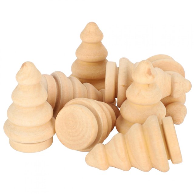 Muñecas de madera con clavijas Jadeshay 20 piezas para árbol de Navidad