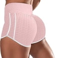 thumbnail image 1 of Abcnature Plus Size Shorts, Womens Athletic Shorts, Women Basic Slip Bike Shorts, Compression Workout Leggings Yoga Shorts, Comfy Beach Shorts, Yoga Pants, Cycling Sport Shorts Pink XXL, 1 of 5