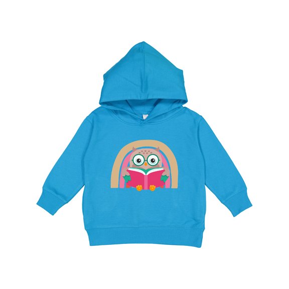 Inktastic Book Lover Owl Reading Librarian Toddler Hoodie