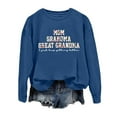 thumbnail image 4 of Womens Great Grandma Sweatshirt Crewneck Casual Pullover Tops Fall Loose Comfy Long Sleeve Pullover Mama Sweatshirt, 4 of 4