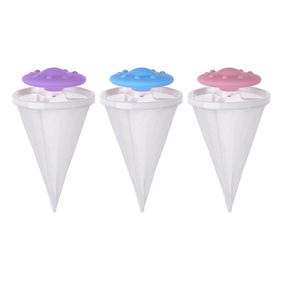 OIUR Floating Hair Filter Mesh Washing Machine Reusable Hair Catcher Washer Lint Trap Bag Dog Cat Hair Remover