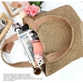thumbnail image 4 of Straw Beach Bag for Women Summer Woven Beach Tote Bag Shoulder Handbags Boho Bag, 4 of 6