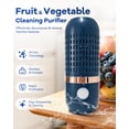thumbnail image 2 of Purepod for Cleaning Produce, Purepod Produce Cleaner, Portable Vegetable Washer with OH-Ion Water Cleaning Technology, IPX7 Waterproof Food Cleaner for Produce, Meat, Seafood, 2 of 7