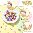 thumbnail image 3 of 1set 200pcs 4 styles Transparent Acrylic Beads Mixed Shapes Mixed color 7~8.5x3.5~9mm Hole: 1.8~2mm 50pcs/style, 3 of 6