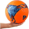 thumbnail image 2 of &nbsp;Vizari Toledo Soccer Ball | Sizes 3, 4, 5 | Durable TPU | Perfect for Training & Matches | Indoor & Outdoor Play - ORANGE/BLUE, 4, 2 of 5