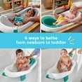 thumbnail image 3 of Fisher-Price 4-in-1 Sling ‘N Seat Tub Baby to Toddler, Rigid Baby Bathtubs, Whimsical Forest, 3 of 10