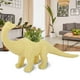 thumbnail image 5 of M Buder Maceta de Dinosaurio de Plástico, Macetero de Animales para Plantas Suculentas y Decoración de Jardín Hogar (Amarillo) - 22 cm / 8.66 in, 5 of 8