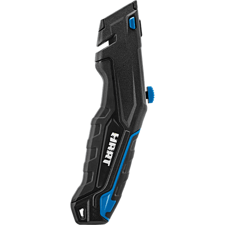 Restored Scratch and Dent HART Pro Grip Retractable Utility Knife, 4-Blade Storage Handle (Refurbished)