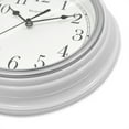 thumbnail image 3 of 46994A- Westclox 9" White Round Simplicity Wall Clock, 3 of 5
