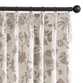 thumbnail image 1 of Cortinas Jinchan Pinch plisadas, 100% opacas, con estampado floral, 240 x 245 cm, 1 of 6