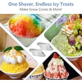 thumbnail image 3 of ,352 manual ice shaver with adjustable blades, stainless steel ice maker, suitable for shaving ice cream and juice, Mexican ice shaver, 3 of 4