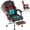 black, variant on Office Chair with 6-point Vibration Massage and Shoulder Heated,Big and Tall Office Chair, Reclining Office Chair,Black
