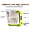 thumbnail image 2 of KT THERMO Food Scale Digital Kitchen Multi-Function Measuring Cup Scale 1kg/600ml with LCD Display and Built In Thermometer Tare Function Weighing and Measuring Dry Liquid Weight Baking, 2 of 3