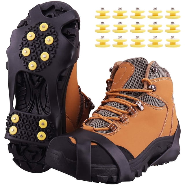 Picos para zapatos, garra de zapatos, crampones para zapatos en invierno con un paquete de 15 picos de nieve de repuesto brand modelStyleType