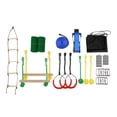 thumbnail image 3 of Kit completo de línea floja de obstáculos Kit de guerrero de cuerda apretada Accesorios Equipo de barras de para entrenamiento, 3 of 7