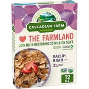 Cascadian Farm Organic Raisin Bran Cereal, 12 oz