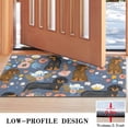 thumbnail image 3 of Dachshund and Flower Door Rugs,Washable Non Slip Door Mats Indoor,Decorative Door Mats,Entry Mat Indoor for Entrance,Bedroom,Kitchen,Bathroom,17"x30", 3 of 6