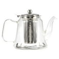 thumbnail image 2 of outdoorline 1200ML Transparent Borosilicate Glass Teapot with Tea Residue Infuser, 2 of 9