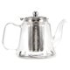 thumbnail image 5 of Tetera De Vidrio De 1200Ml, Tetera De Vidrio De Borosilicato Transparente, Tetera Resistente A Altas Temperaturas Con Filtro Infusor De Residuos De Té Methold HA019367-00, 5 of 7