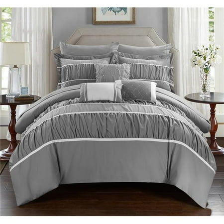 Chic Home Cs2129 Us Penelope Pleated Ruffled Bed In A Bag Comforter Set With Sheets Black Queen 10 Piece Canada - Queen Size Bed In A Bag Canada Chic Home Cs2129 Us Penelope Pleated Ruffled Bed In A Bag Comforter Set With Sheets Black Queen 10 Piece Canada - Queen Size Bed In A Bag Canada