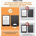 thumbnail image 4 of Funda tipo folio Sahara Case Indy Series para Kindle Paperwhite, color negro, 4 of 7